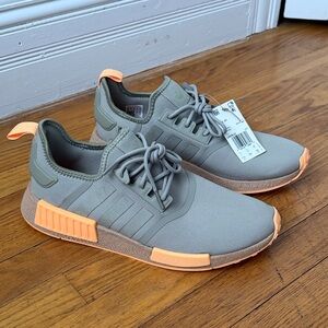 Adidas NMD_R1 Gray with Peach Accents